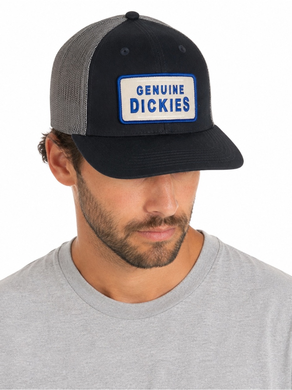 Dickies Classic Trucker Hat  Y2K in Navy Blue/Grey Sz OS